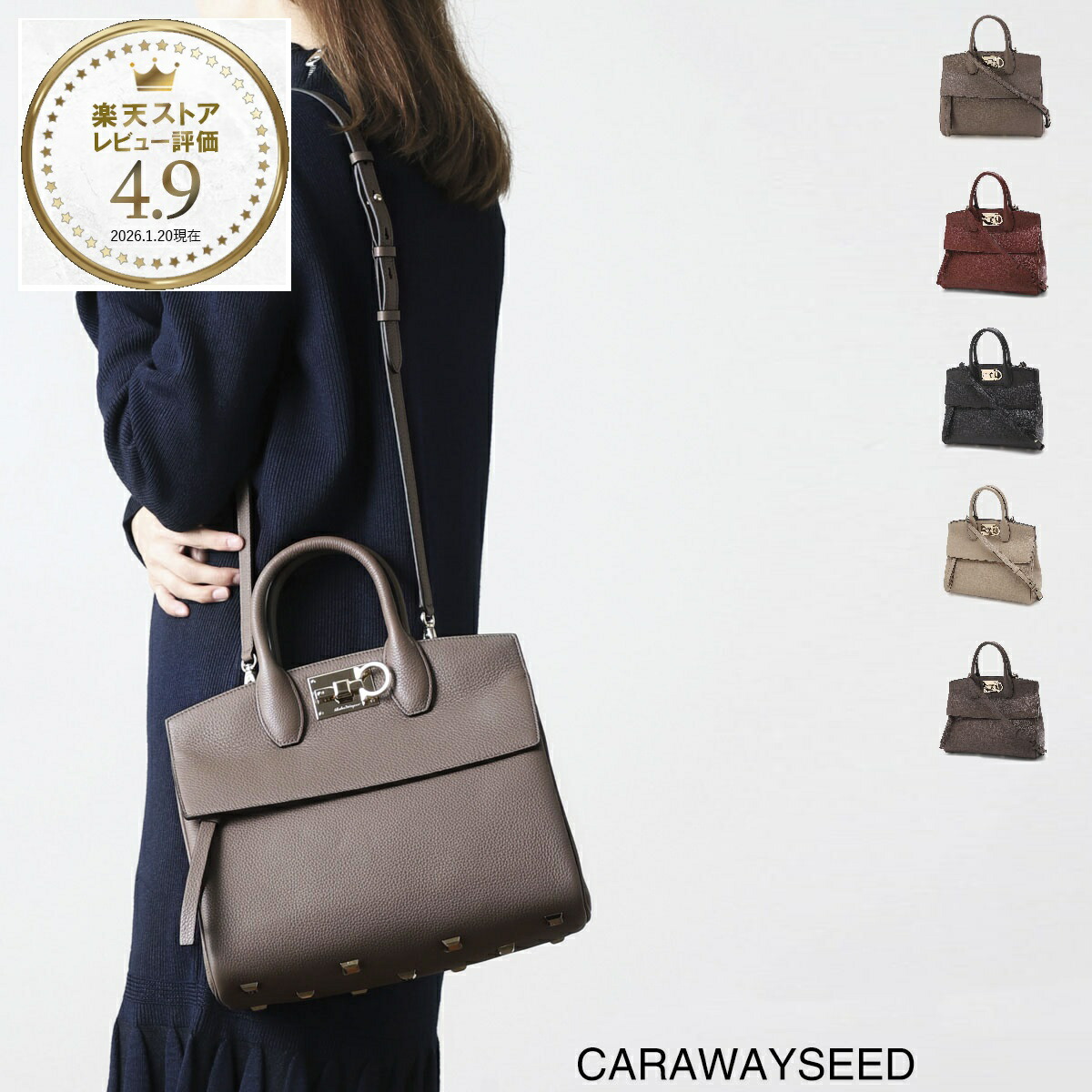 楽天市場】フェラガモ FERRAGAMO ハンドバッグ 2WAY レディース THE