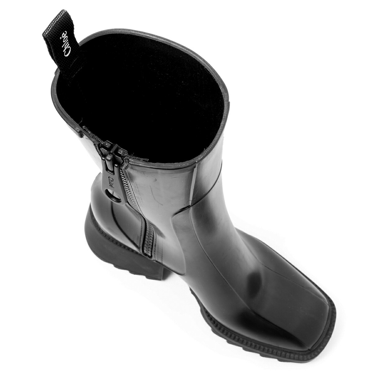 楽天市場】クロエ Chloe レインブーツ ブラック レディース 大きい