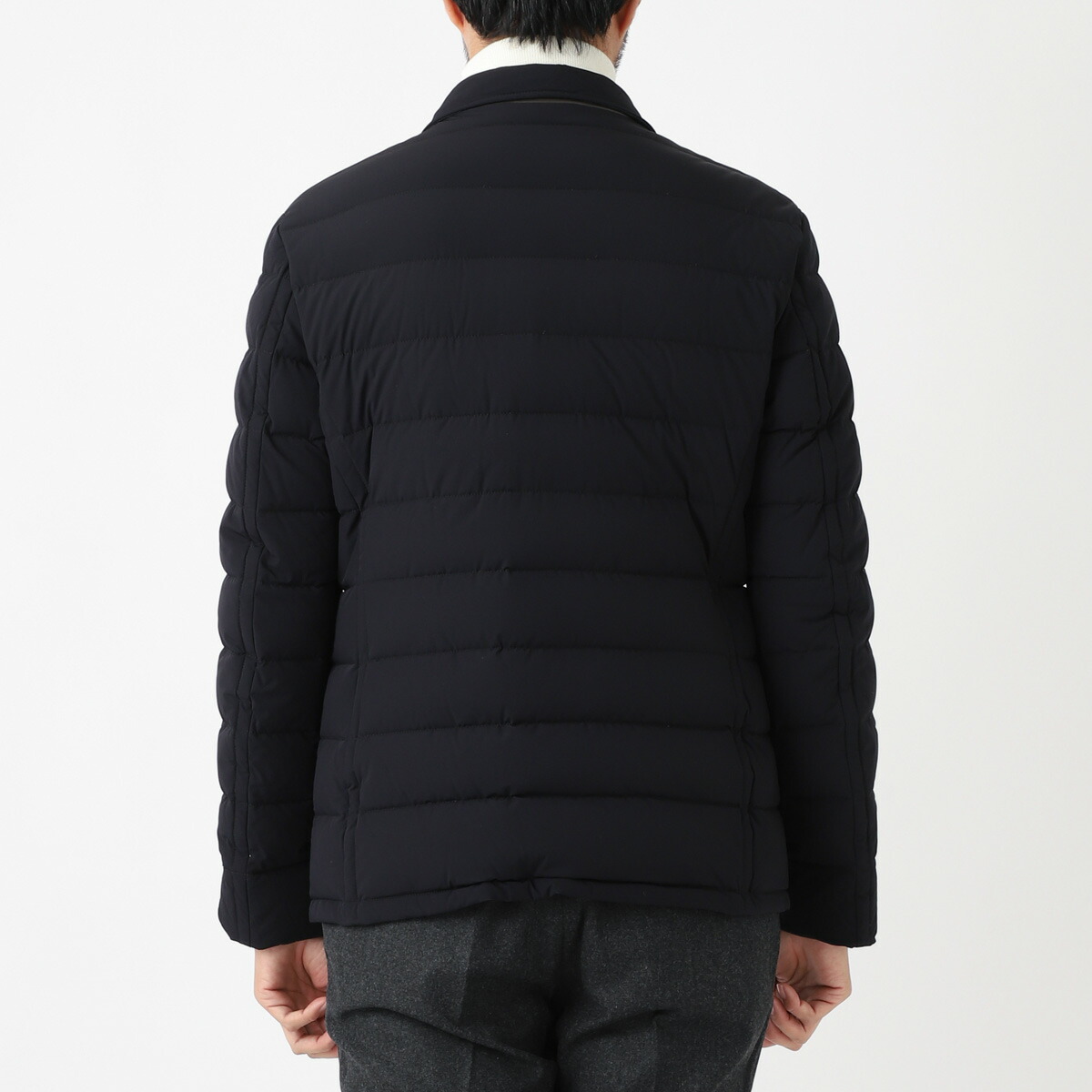 楽天市場】ムーレー MOORER ダウンジャケット ブルー メンズ 大きい