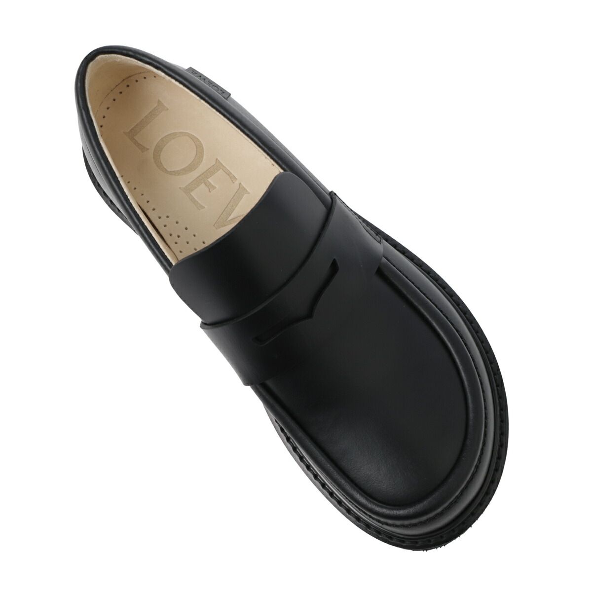 楽天市場】ロエベ LOEWE ローファー ブラック レディース 大きいサイズ