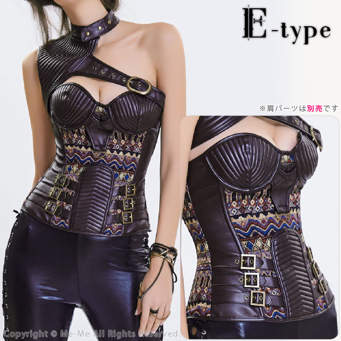 楽天市場】オーバーバスト コルセット 編み上げ ビスチェ スチーム