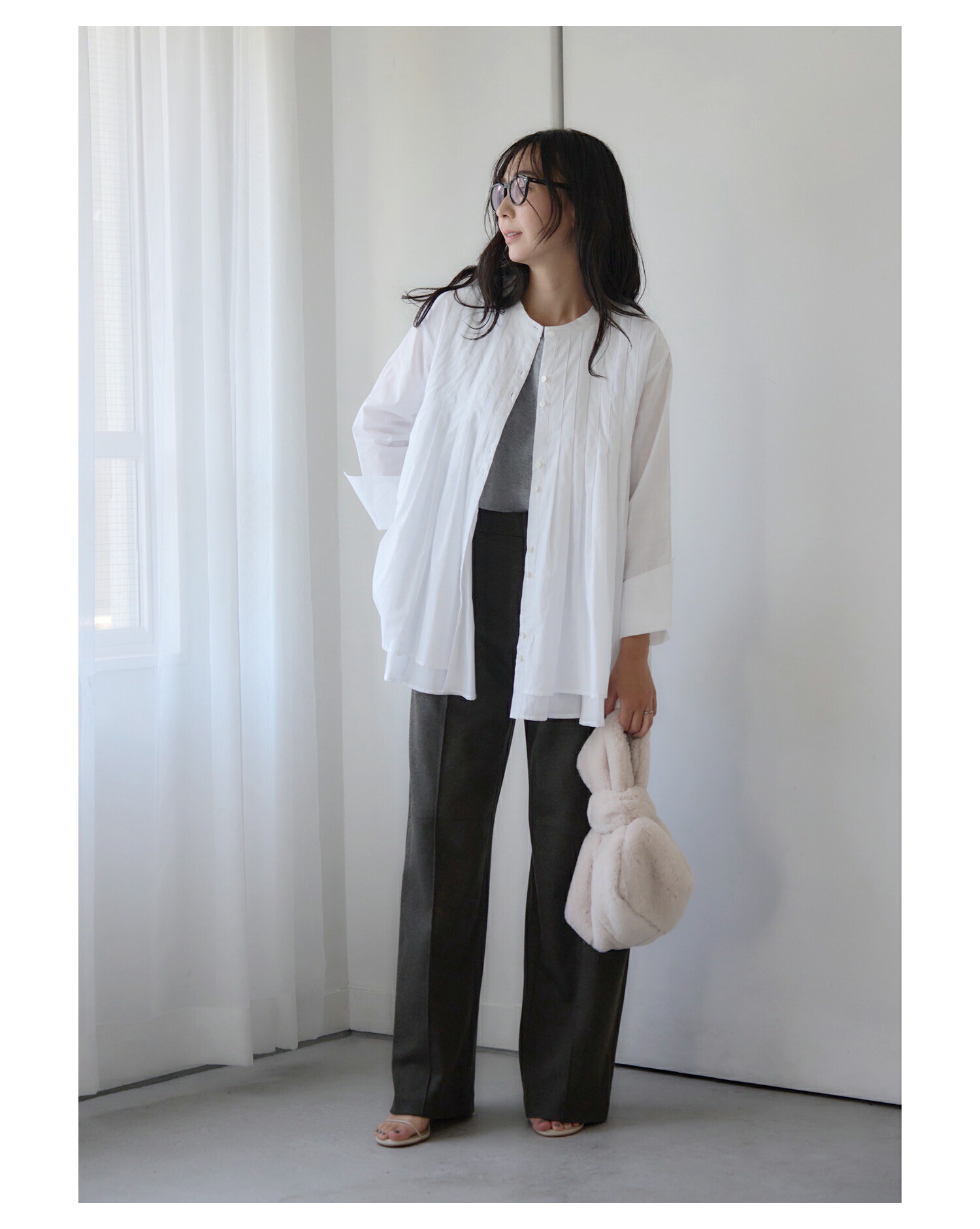 楽天市場】SHIORI×MERI ニットベスト＆フレアーブラウス : MERI