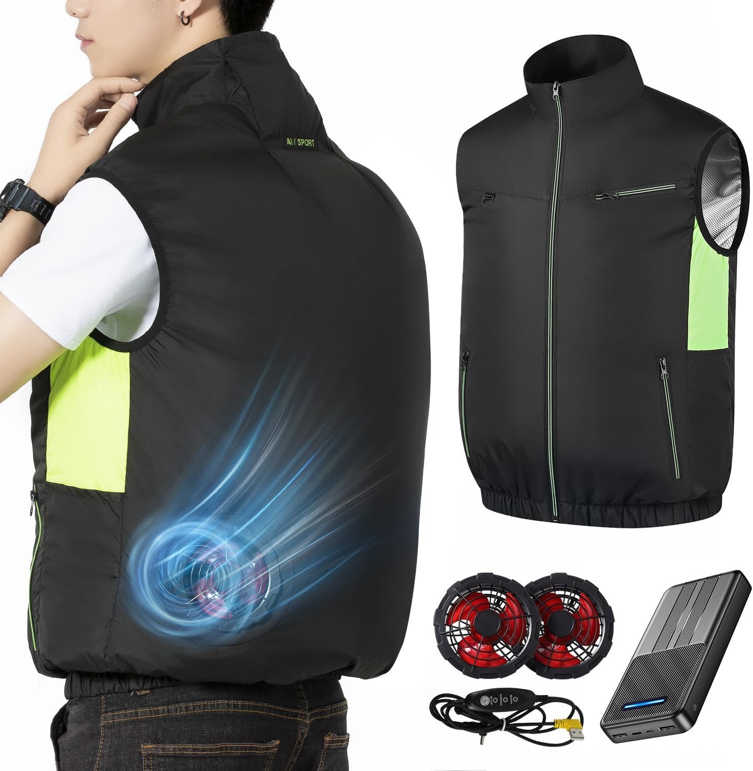 楽天市場】【2025暴風ファン & 40800mAh大容量バッテリー】 空調作業服