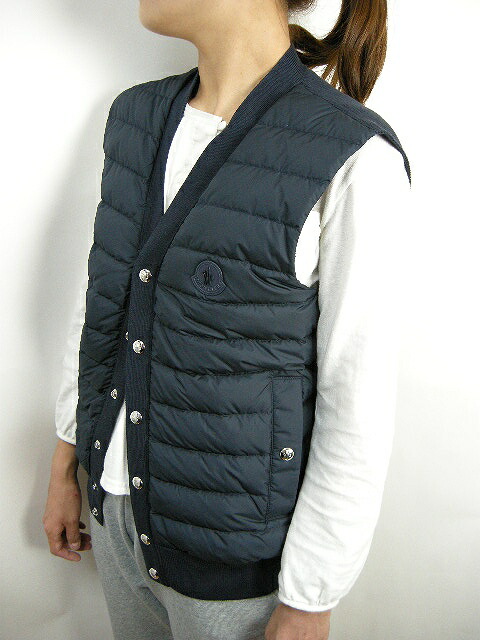 楽天市場】【MONCLER/モンクレール/GILET TRICOT/コットンニット切替
