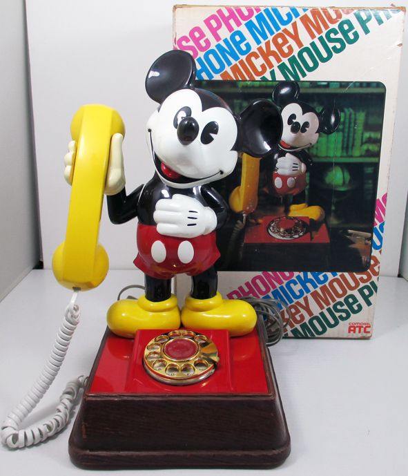 楽天市場】〇【ディズニー/Disney】 ヴィンテージ 電話機 『ミッキー