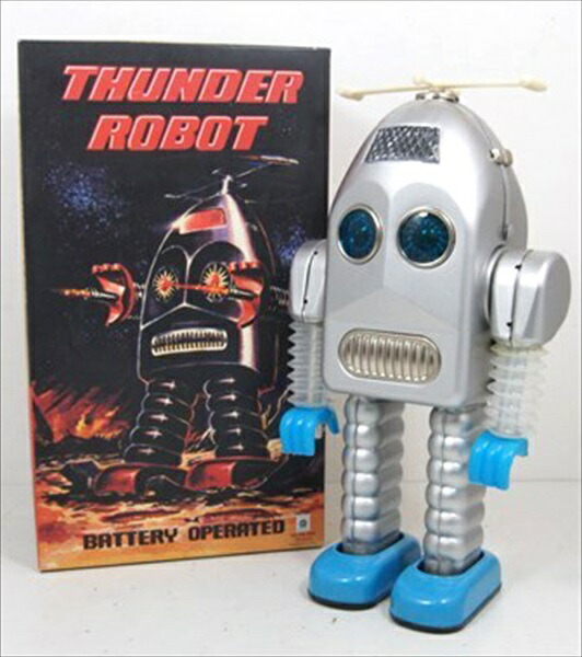 楽天市場】◎【ブリキ玩具/Tin Toy】『 HAHATOY THUNDER ROBOT