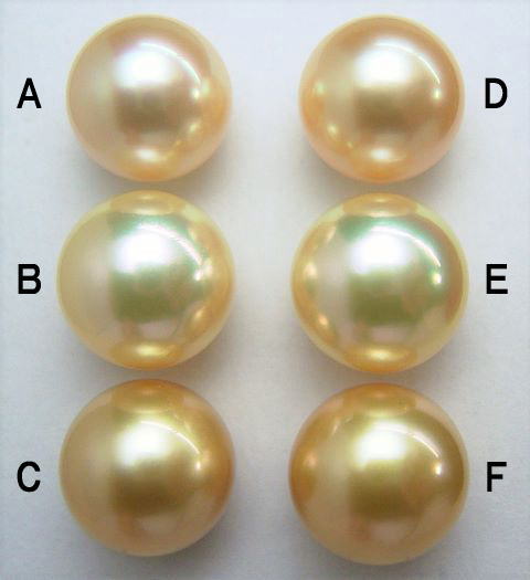 楽天市場】南洋白蝶真珠ルース(ナチュラルゴールド)【11mm-12mm