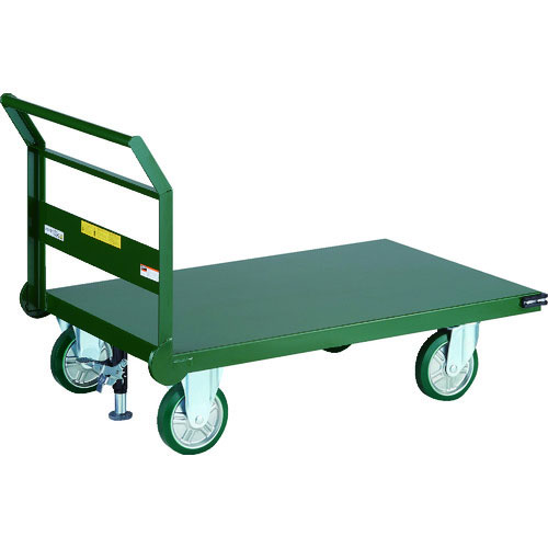 楽天市場】【トラスコ】鋼鉄製運搬車 1トン 1200X750 緑