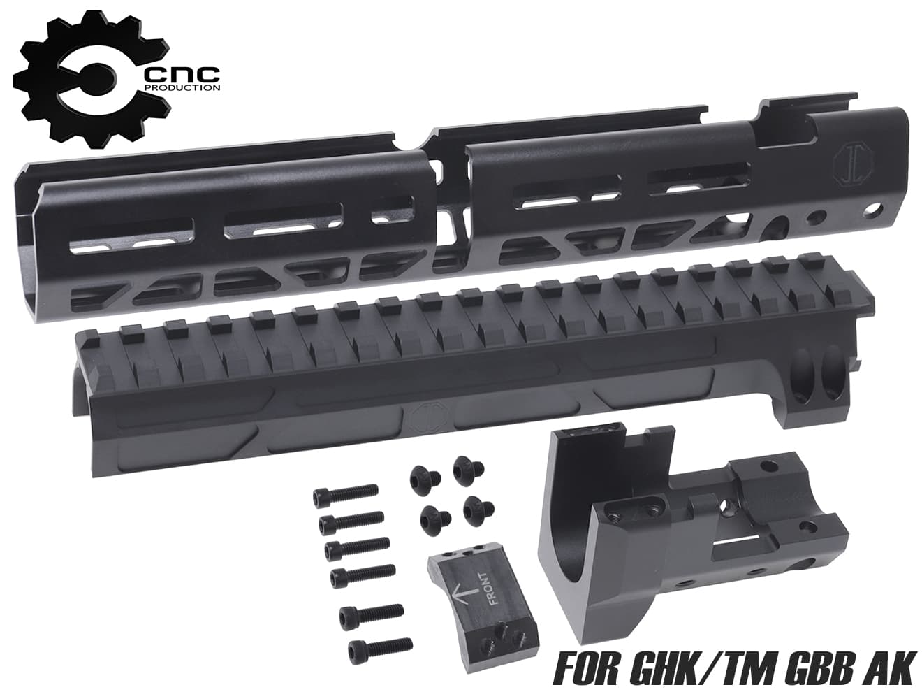 楽天市場】CNC Production JM アルミCNC M-LOK ハンドガード 10.64
