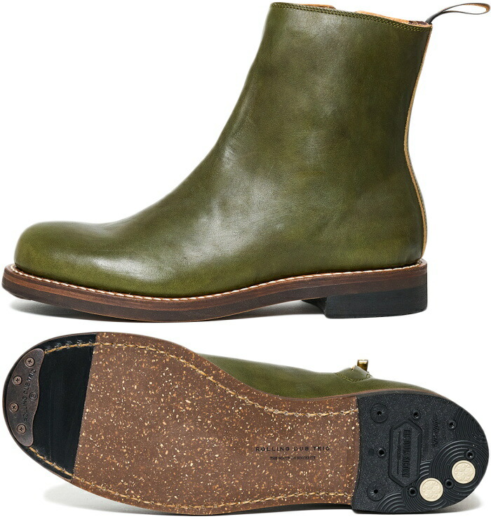 楽天市場】ROLLING DUB TRIO CASPER HORSEHIDE GREEN ローリングダブ