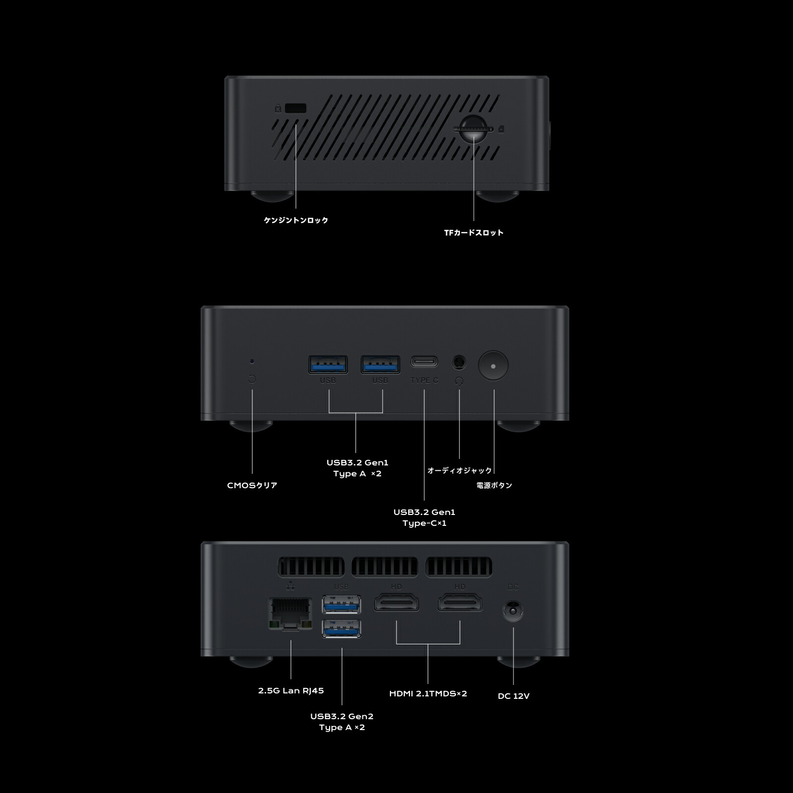 楽天市場】【☆20％OFF】MINISFORUM UN100PミニPC インテル N100 DDR4