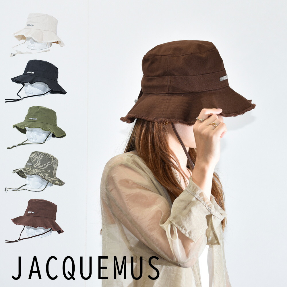 楽天市場】JACQUEMUS 帽子 バケットハット メンズ レディース ブラック