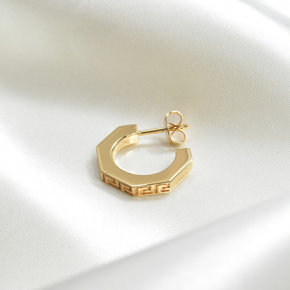 楽天市場】ヴェルサーチ ピアス レディース メンズ ゴールド グレカ