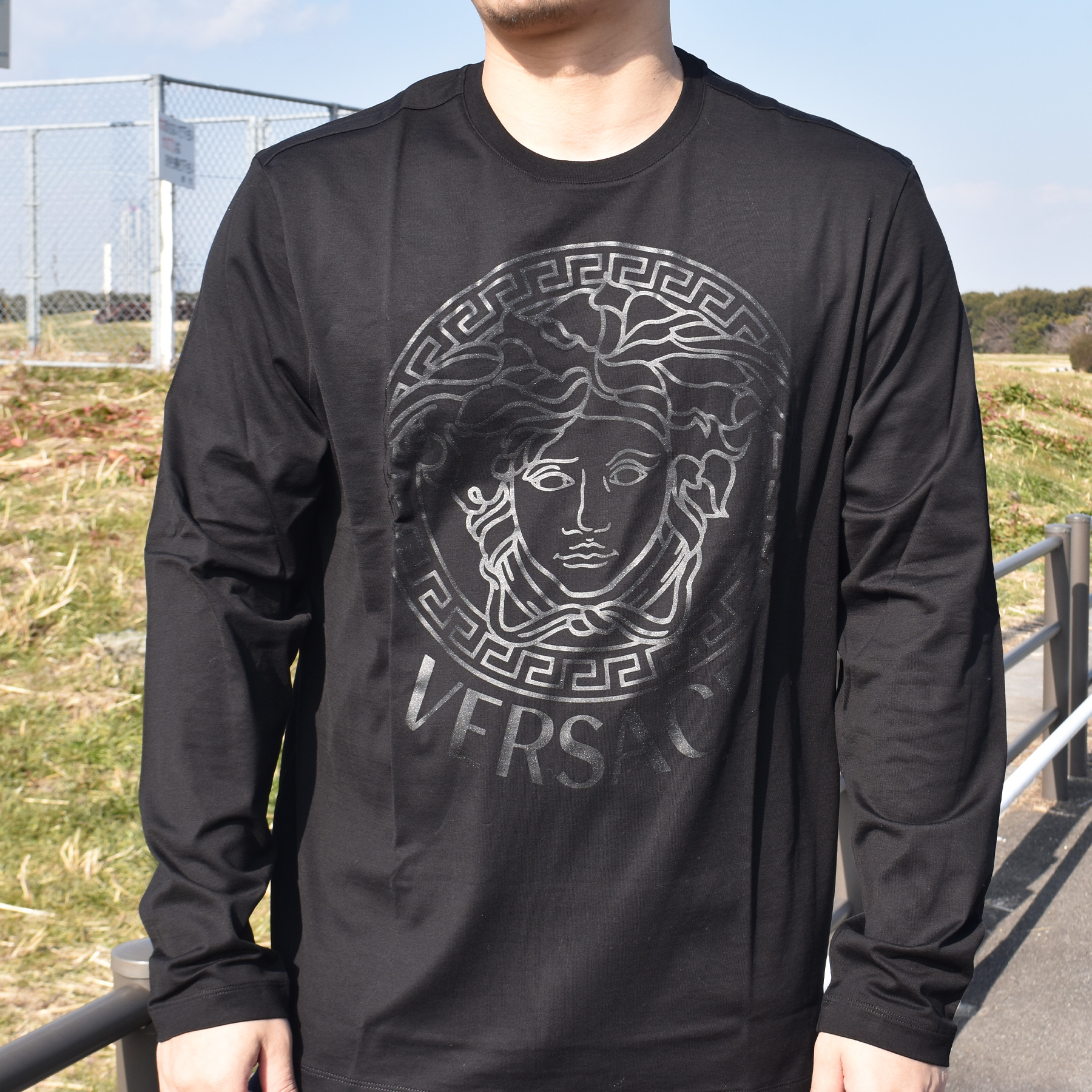 楽天市場】ヴェルサーチ 長袖 メデューサ ロゴ メンズ ブランド