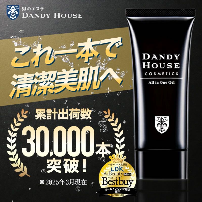 楽天市場】オールインワンジェル ダンディハウス公式 50g メンズ