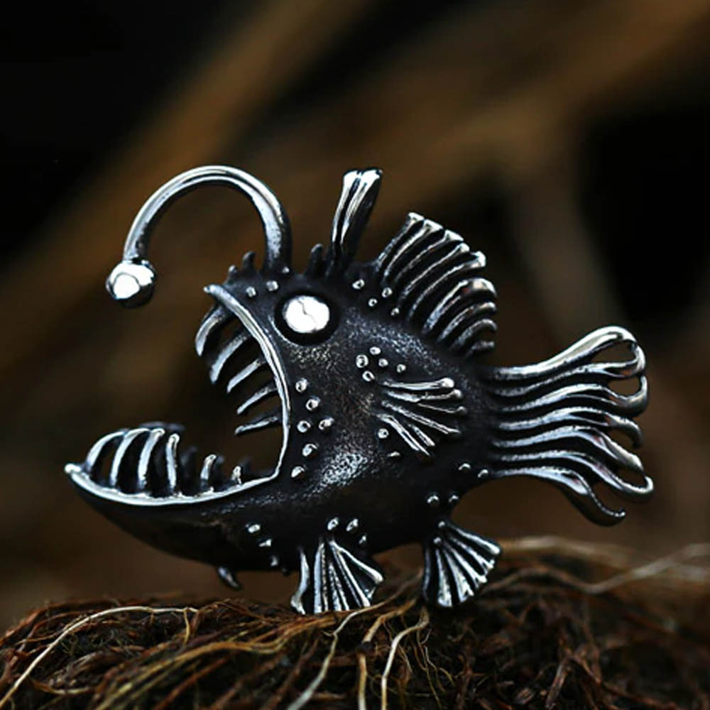 楽天市場】深海魚ステンレスペンダントトップ 1個販売 メンズ