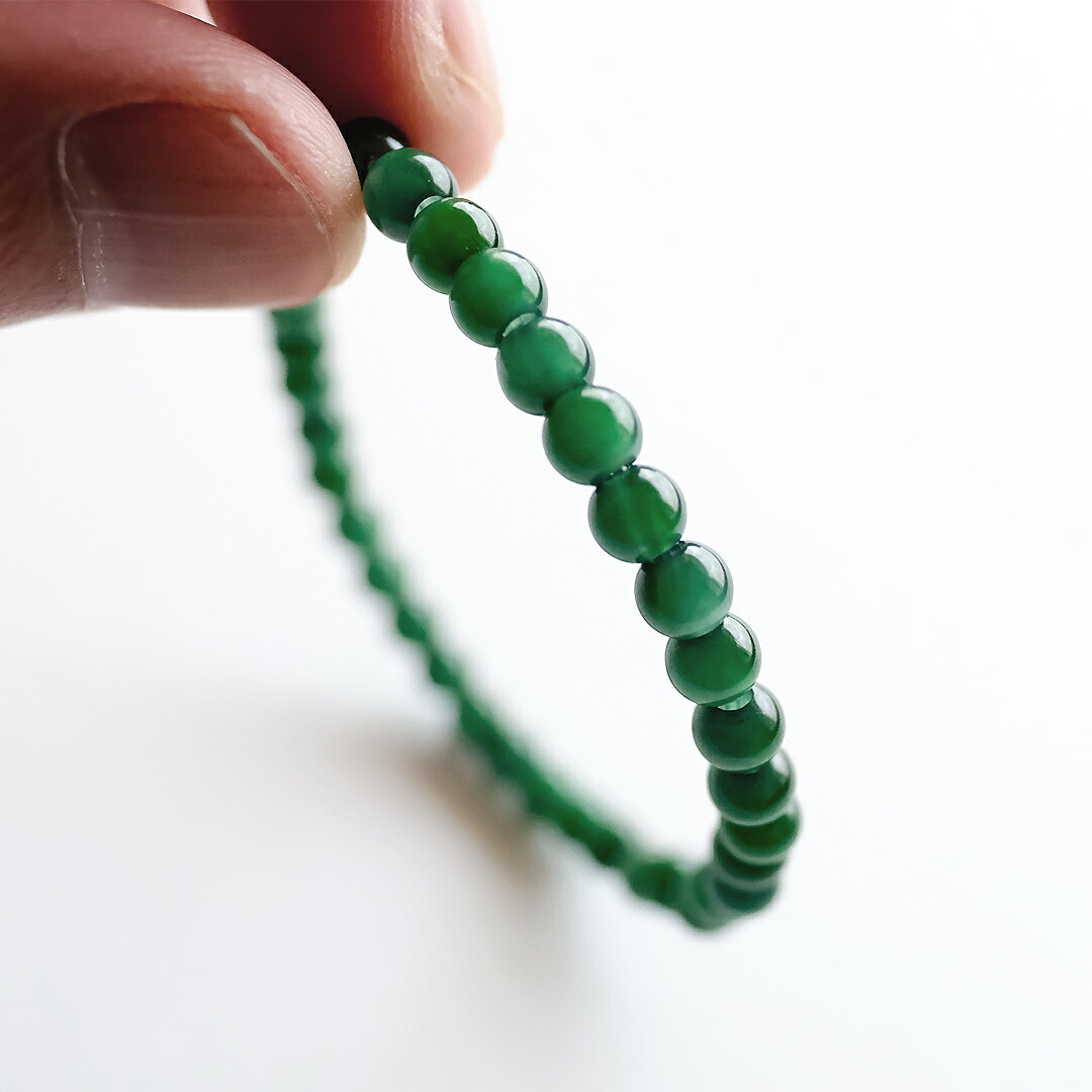 楽天市場】翡翠 (ヒスイ) 丸玉 ブレスレット『IMPERIAL 
