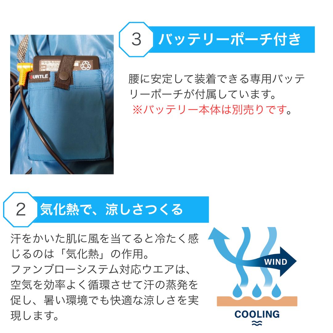 楽天市場】モンベル ファンブロー ベスト 空調服 エアーベスト mont