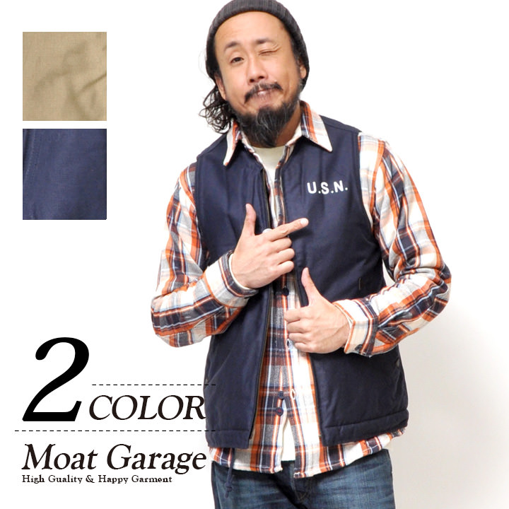 楽天市場】N-1 デッキベスト メンズ コットン 春秋風 ベージュ/タン