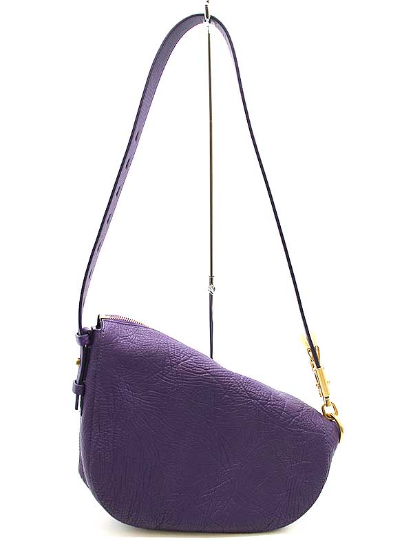 楽天市場】BURBERRY バーバリー スモール ナイトバッグ レザー