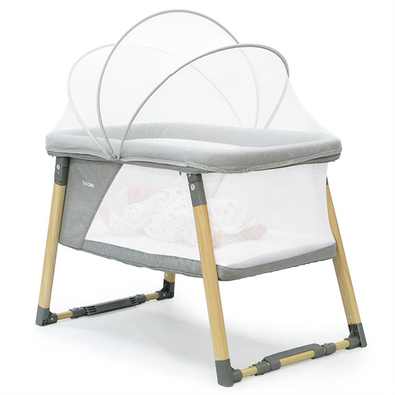 楽天市場】リビングベッド 2in1 BABY crib ヤトミ 折り畳み ミニ