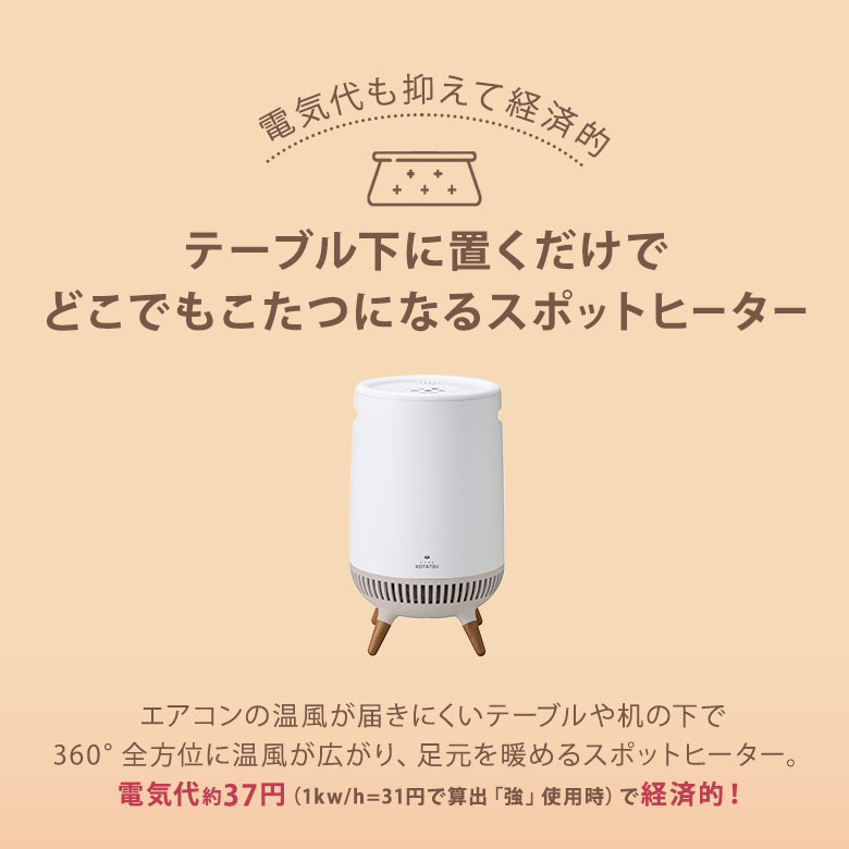 楽天市場】【正規販売店】360℃セラミックヒーター どこでもこたつ ADK