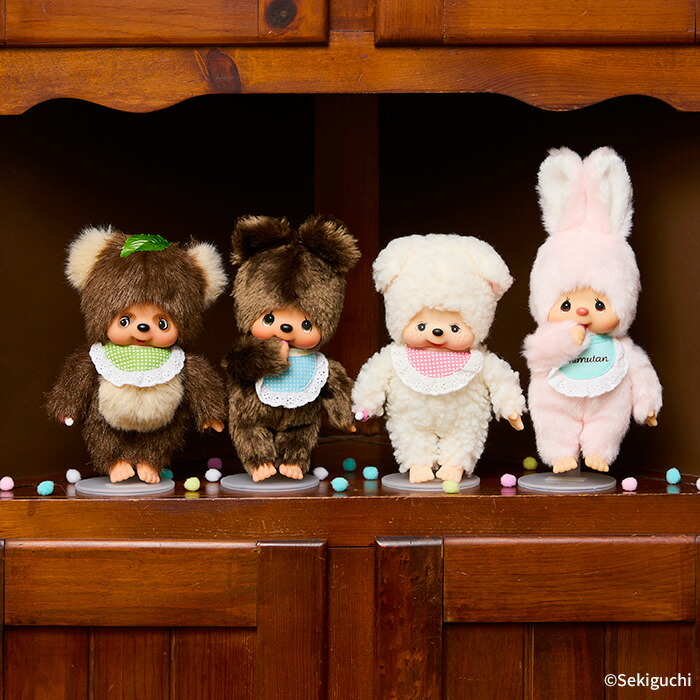 セキグチ 初代ヴィンテージ モンチッチ4体セット 1974年物 希少レア品
