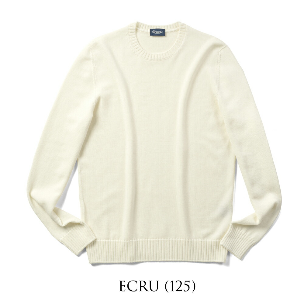 楽天市場】ドルモア DRUMOHR ニット クルーネック ミドルゲージ M103