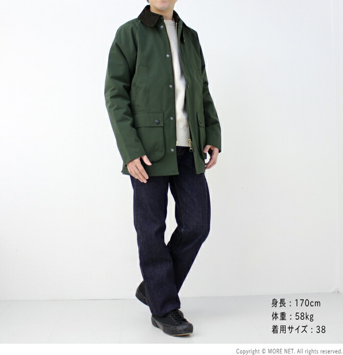 楽天市場】バブアー BARBOUR ノンワックス BEDALE SL 2LAYER ビデイル