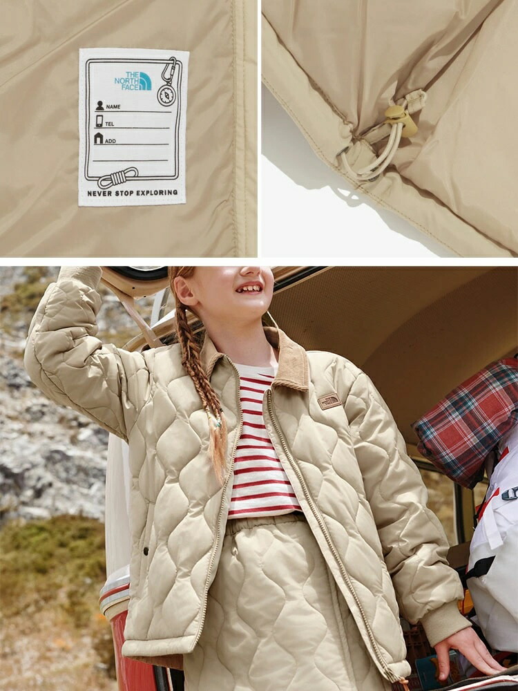 楽天市場】ノースフェイス キルティングジャケット キッズ 子ども用