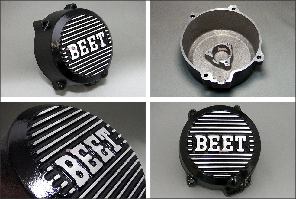 楽天市場】BEET ジェネレーターカバー（ブラック）/GPZ400F・Z400GP