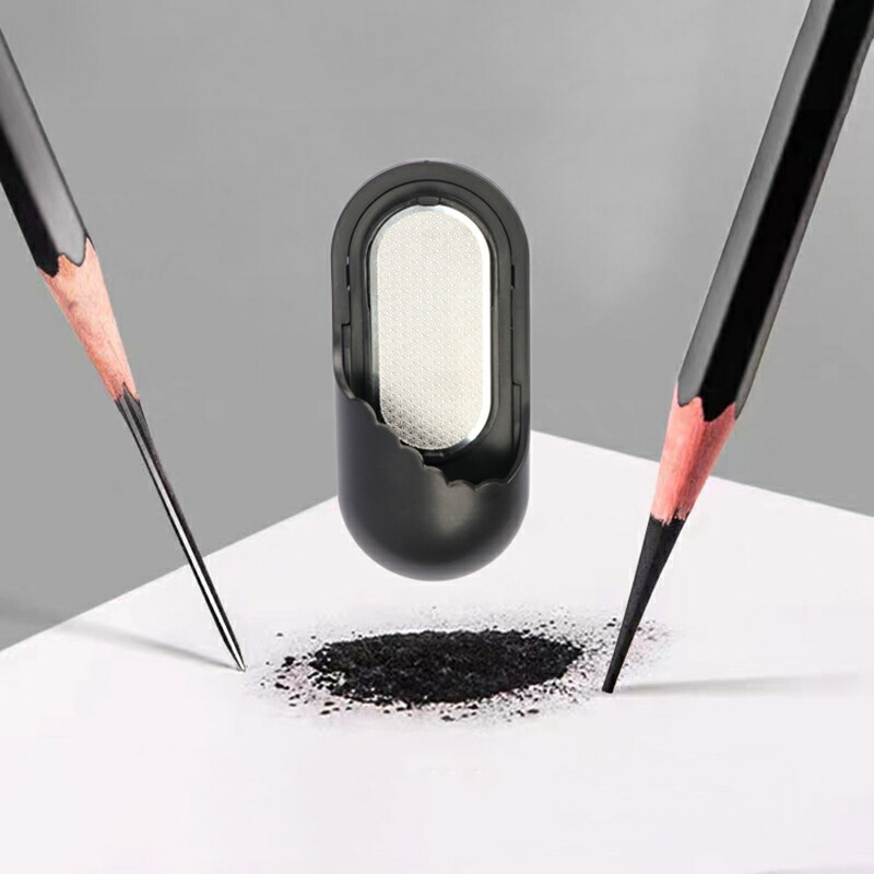 楽天市場】送料無料 芯研器 鉛筆削り ヤスリ クリップ付き 文房具 研磨