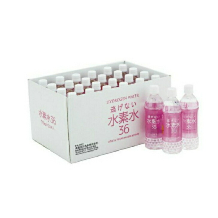 楽天市場】逃げない水素水36 ピンク 500ml 24本入り×1ケース 24本