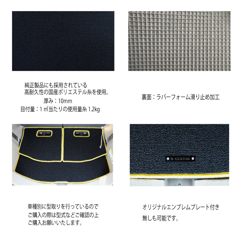 楽天市場】FIT フィット GE6 GE7 GE8 GE9 専用 ラゲッジマット : N CUSTOM