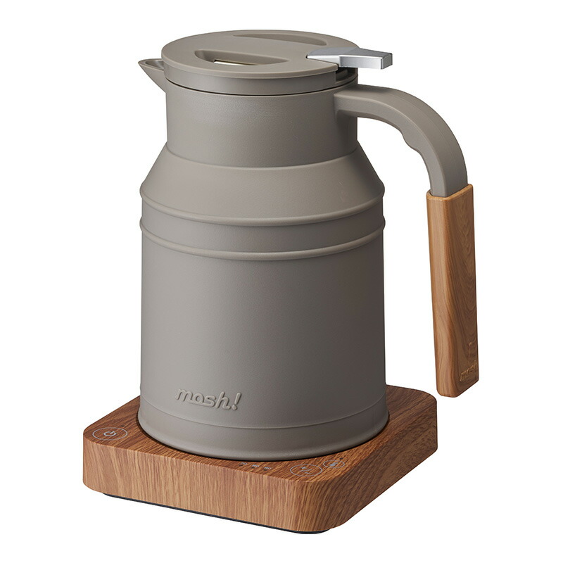 楽天市場】【特典付き】 mosh! 電気ケトル M-EK1 0.8L 温度調節 保温