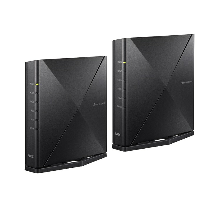 楽天市場】NEC Aterm WX4200D5/MS 無線LANルーター ペアリング済み 2台
