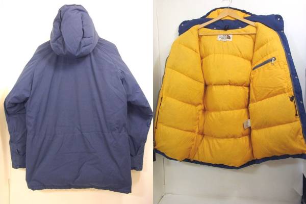 楽天市場】茶タグ USA製 復刻 NORTH FACE セロウダウンJKT 紺 L ノース