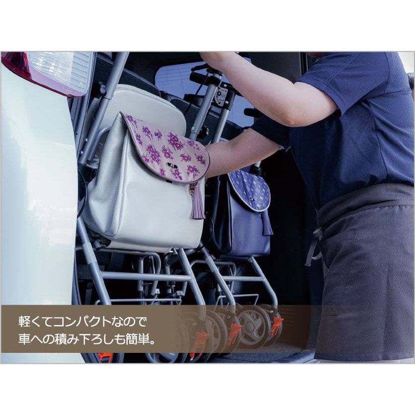 楽天市場】歩行器 シルバーカー 歩行車 アイルウォークLight ライト