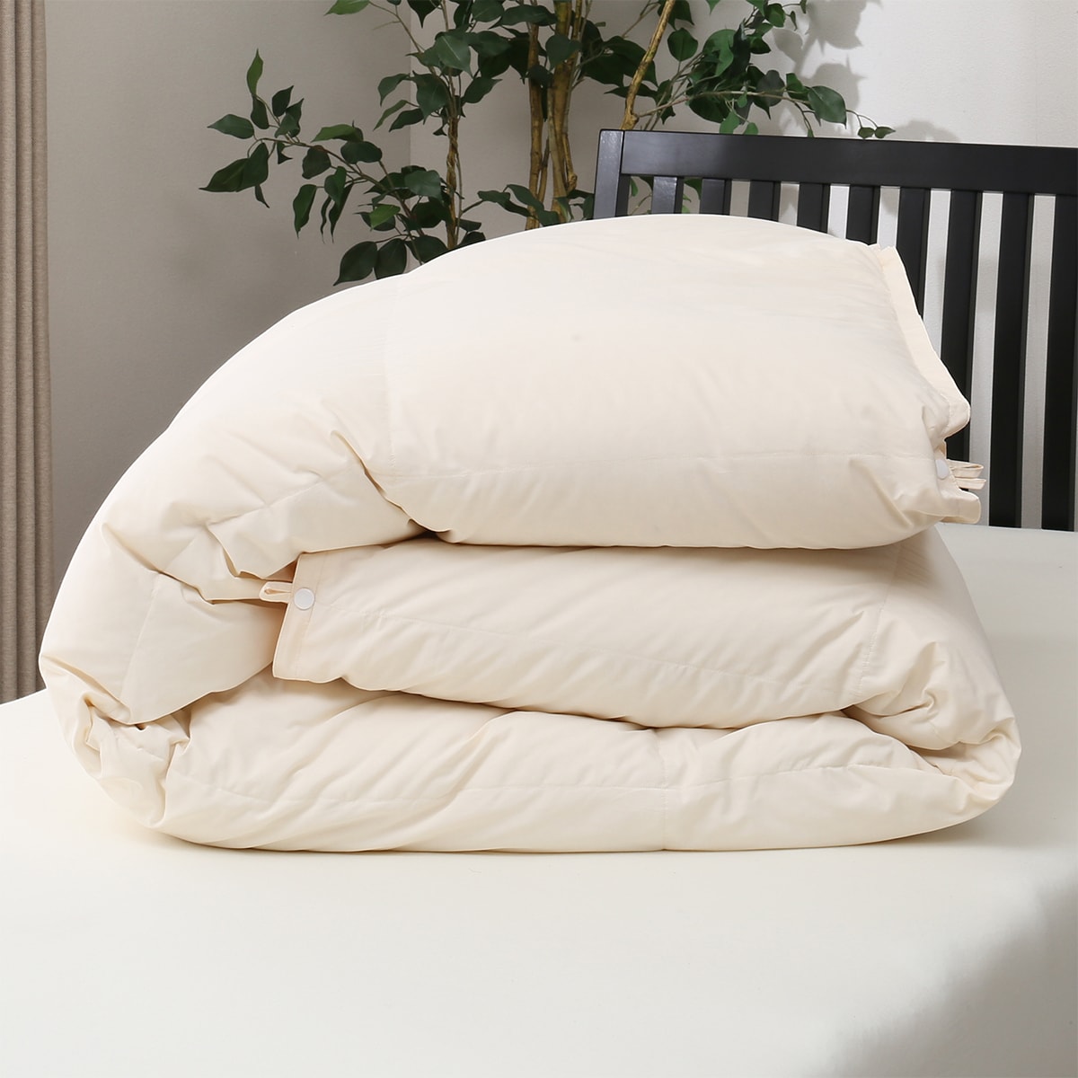 楽天市場】日本製 ホワイトダックダウン90%+50% 羽毛布団 2枚合わせ