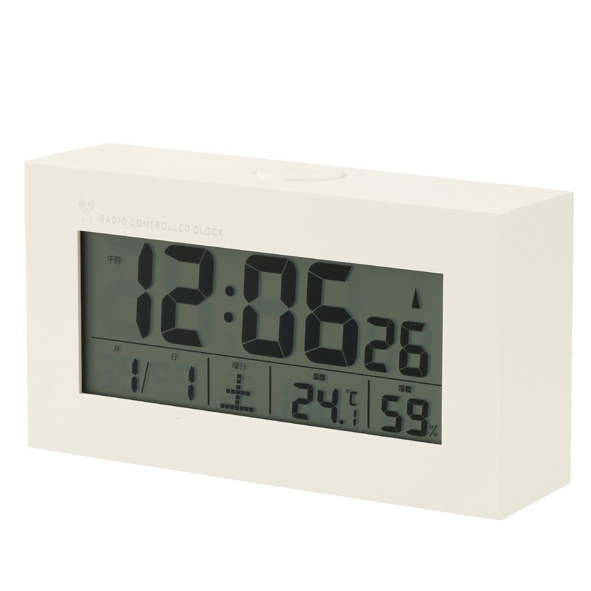楽天市場】電波デジタル時計 WH FY01 ニトリ 【玄関先迄納品