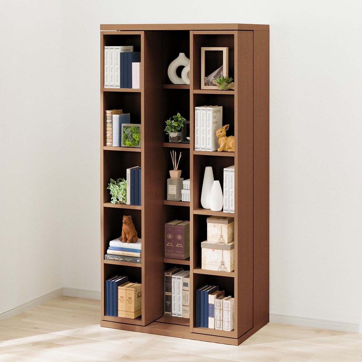 楽天市場】Wスライド本棚(L BS004) ニトリ 【配送員設置商品】 : ニトリ