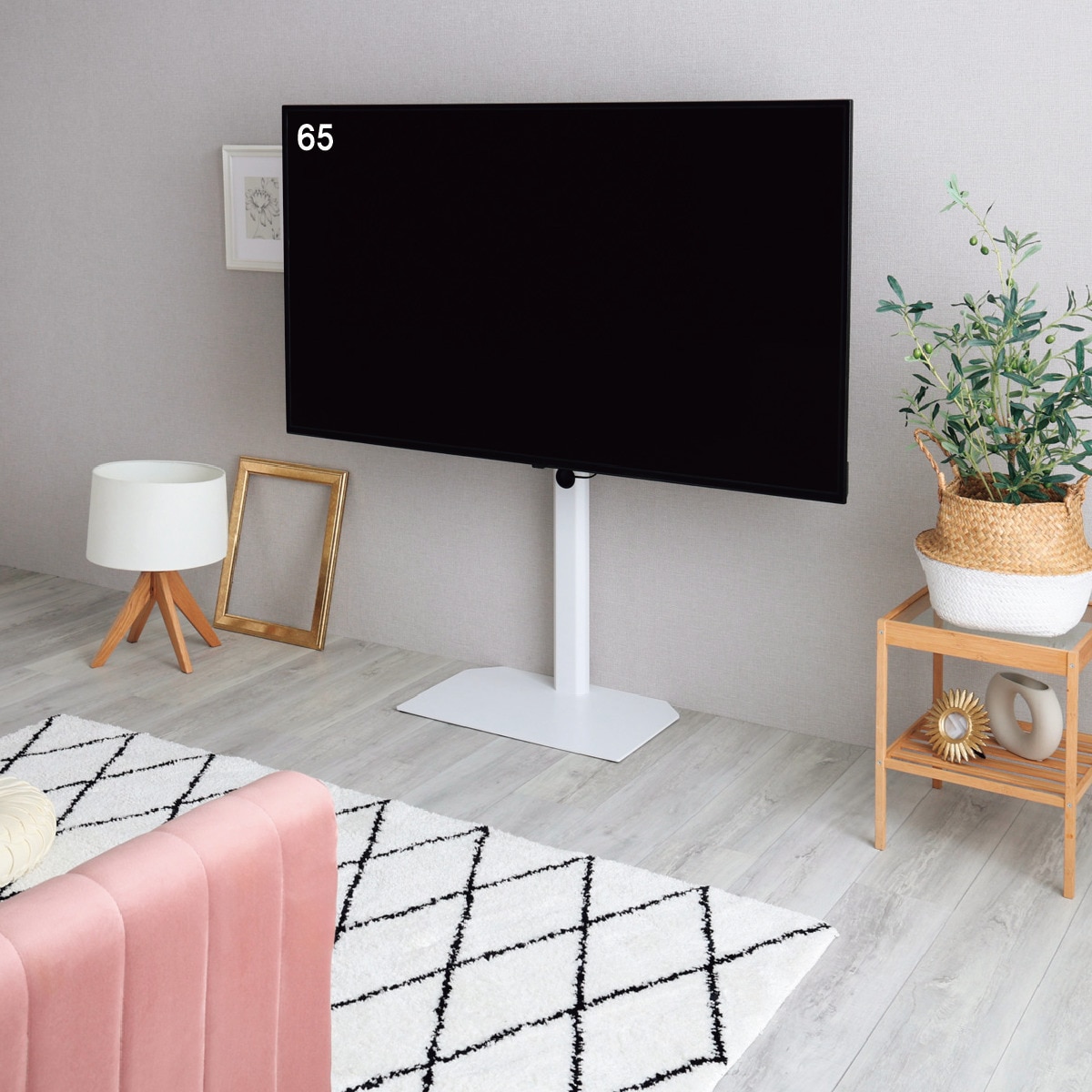 楽天市場】壁寄せテレビスタンド (HTR01 WH) ニトリ 【玄関先迄納品