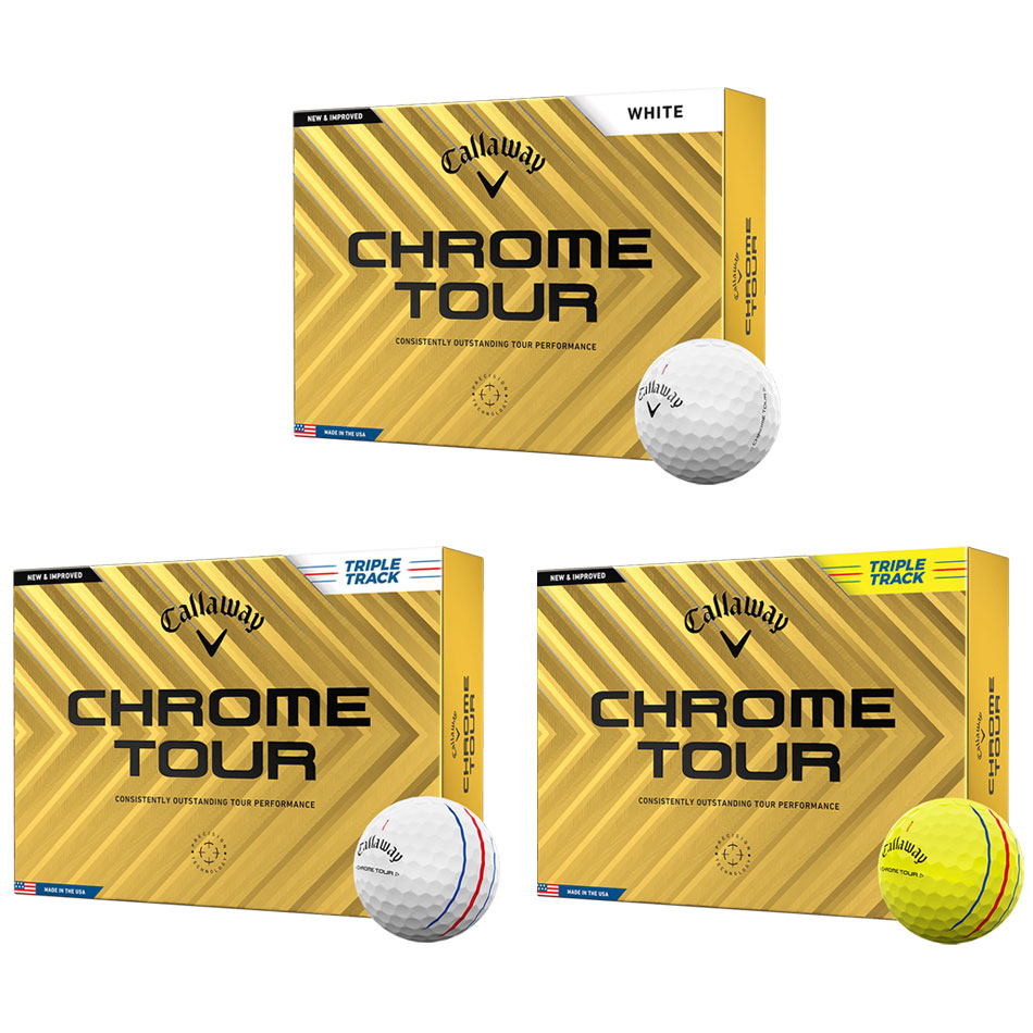 楽天市場】Callaway キャロウェイ CHROME TOUR ゴルフボール 2024年新