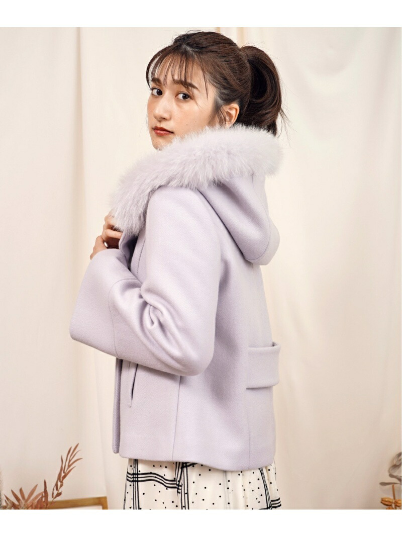 楽天市場】【SALE／70%OFF】ファー付ショート2WAYコート Noela ノエラ