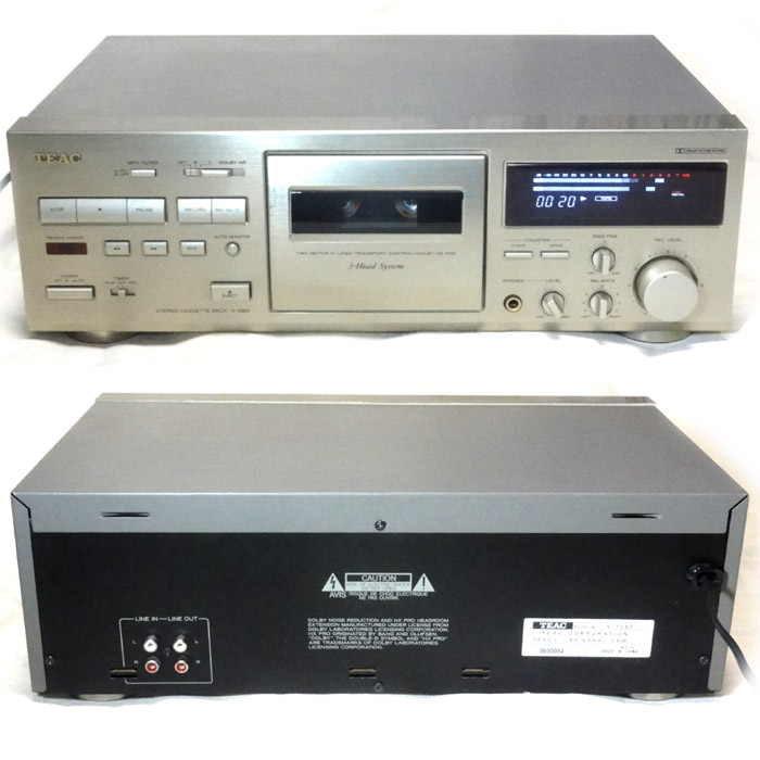 楽天市場】【中古】TEAC V-1050 3ヘッドカセットデッキ : 野澤電機
