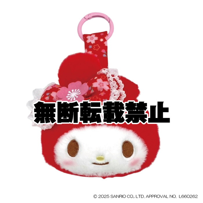 楽天市場】サンリオキャラクターズ フェイスタグMC 桜着物 マイ