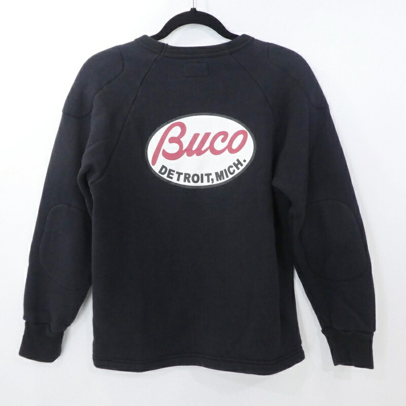 McCOY'S BUCO HELMETS スウェット XL 黒 BUCO F/Z PARKA SWEATSHIRT