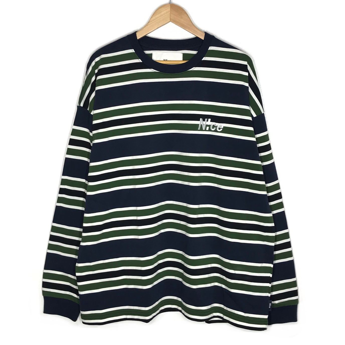 楽天市場】【中古】 N!ce shop｜ナイスショップ N!ce border long tee