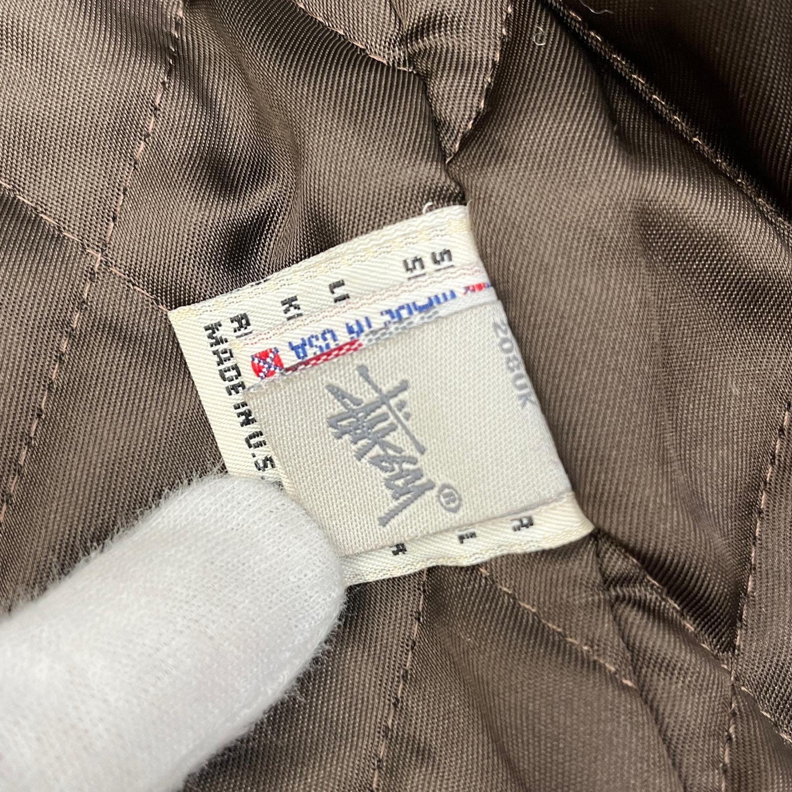 楽天市場】【中古】STUSSY | ステューシー 25周年 スタジャン ブラウン