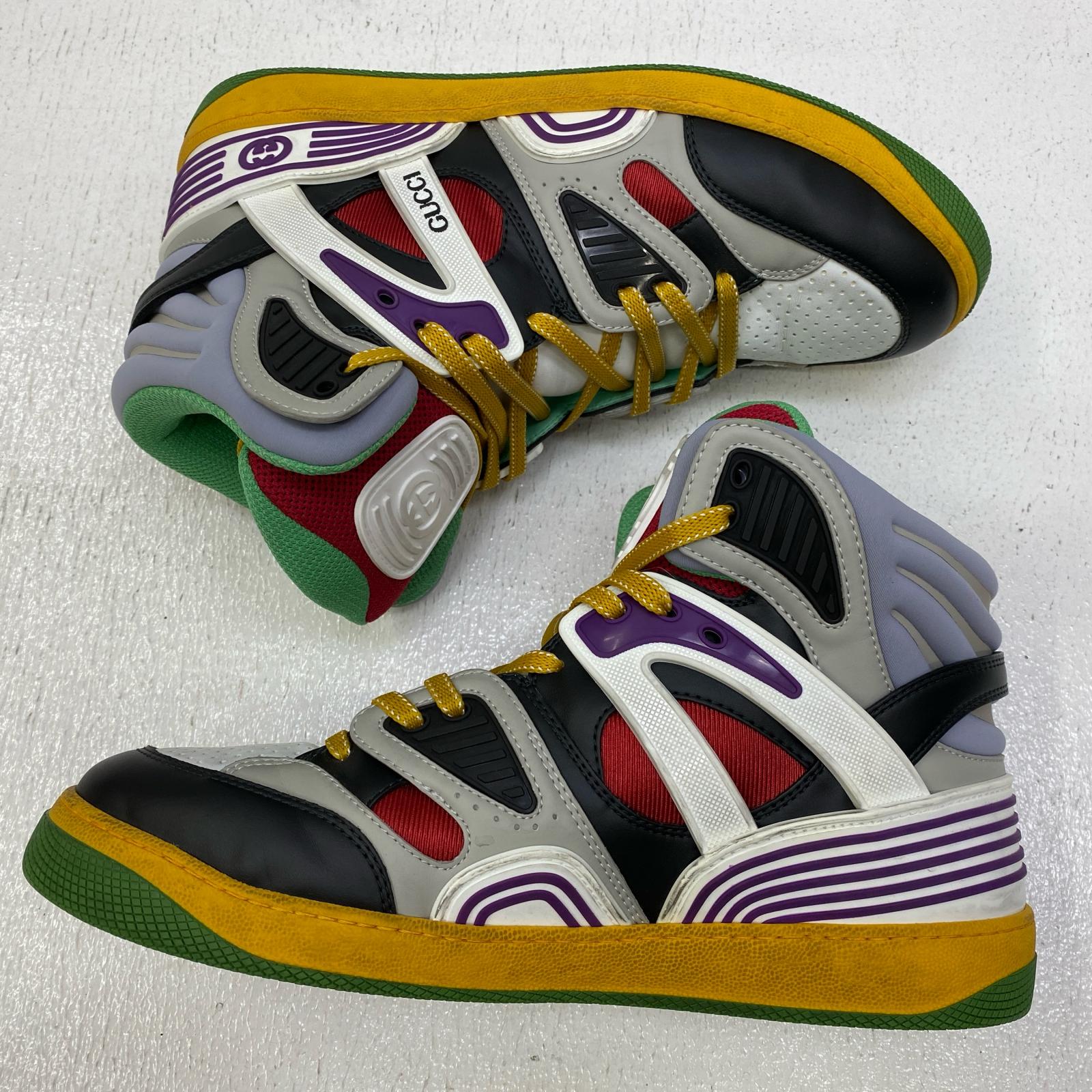 楽天市場】【中古】GUCCI | グッチ BASKET スニーカー 661303 マルチ